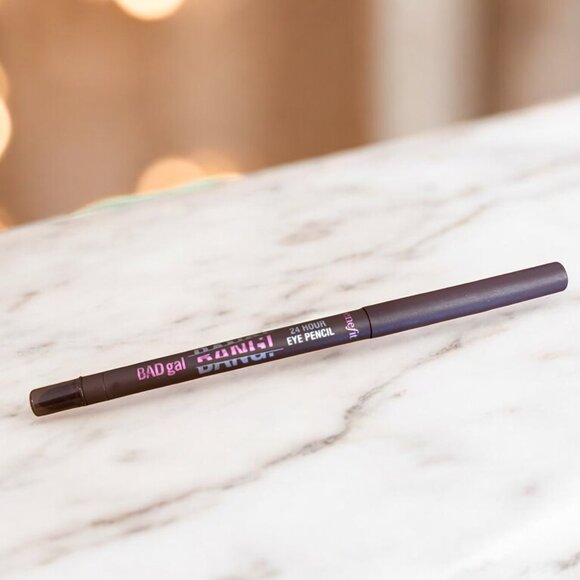 Benefit Cosmetics NEW BADgal BANG! 24-Hour Waterproof Eyeliner Pencil Deep Brown - Picture 3 of 5